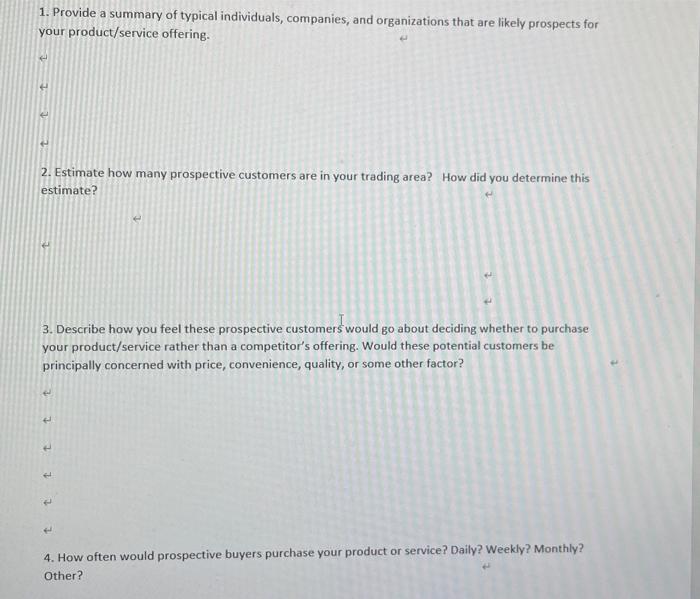 1. Provide a summary of typical individuals,