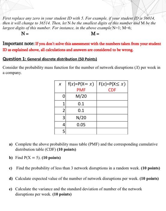 44377 First replace any zero in your student ID