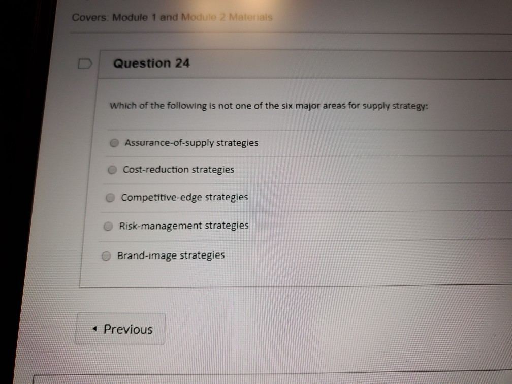 UVVUUTTU VUUthe Question 23 In manufacturing