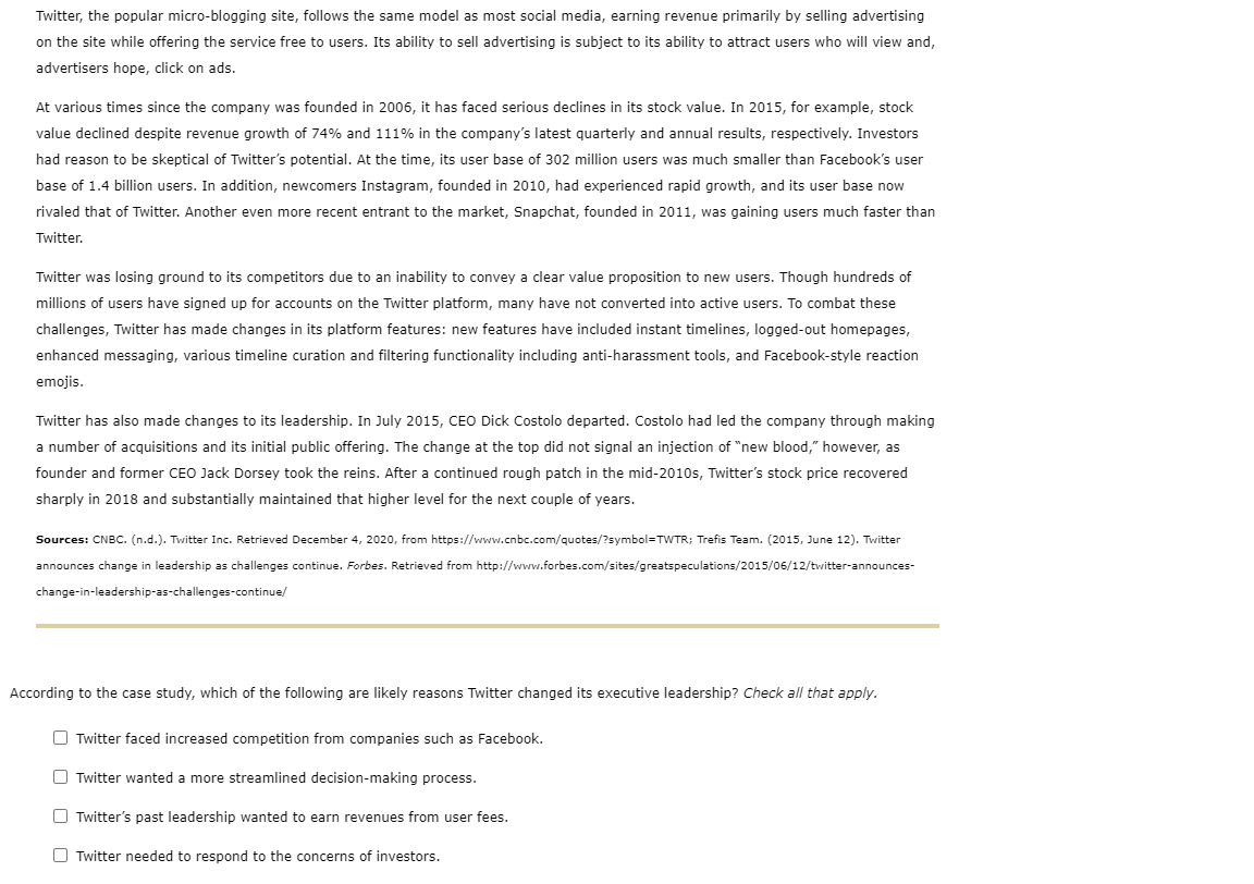 Twitter, the popular micro-blogging site, follows