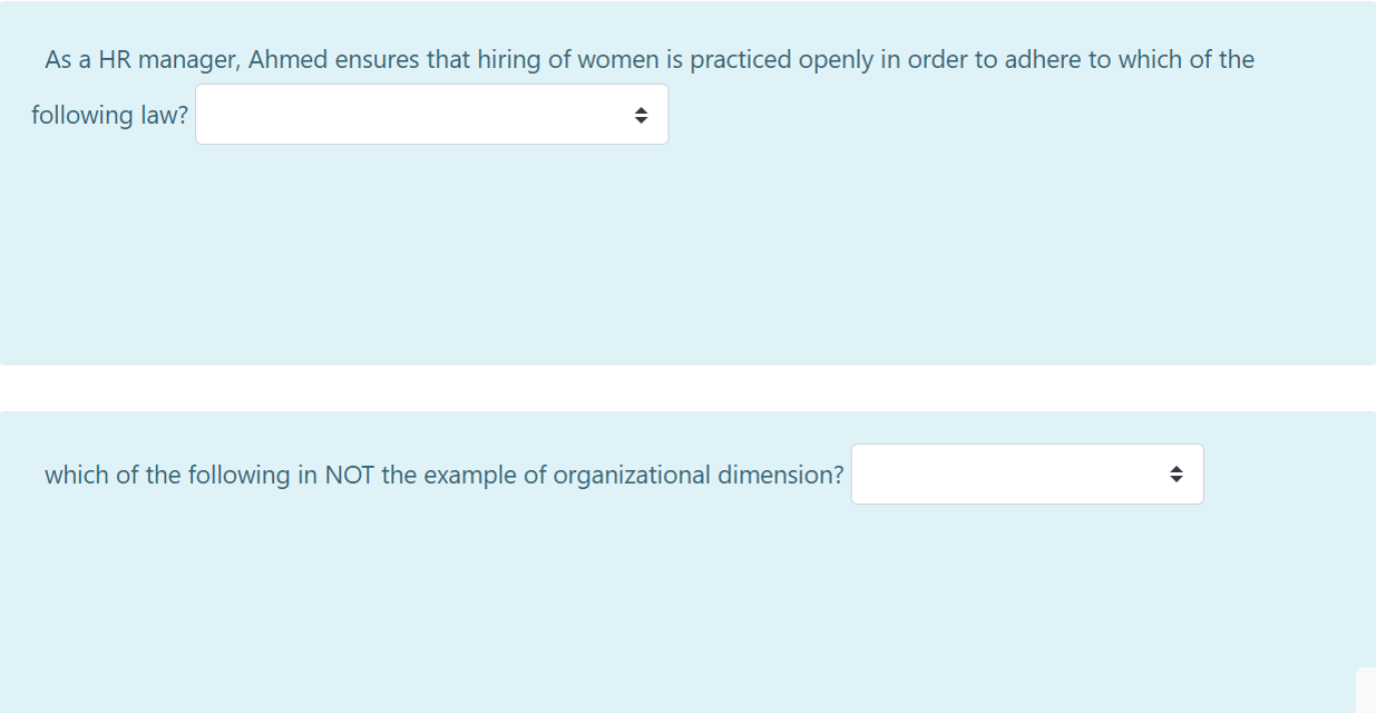 As a HR manager, Ahmed ensures that hiring of