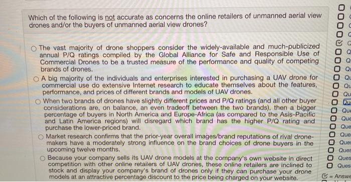 Which of the following is not accurate as