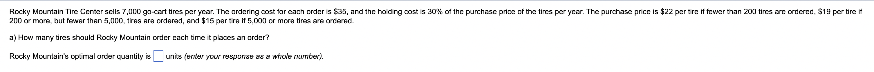 Rocky Mountain Tire Center sells 7,000 go-cart