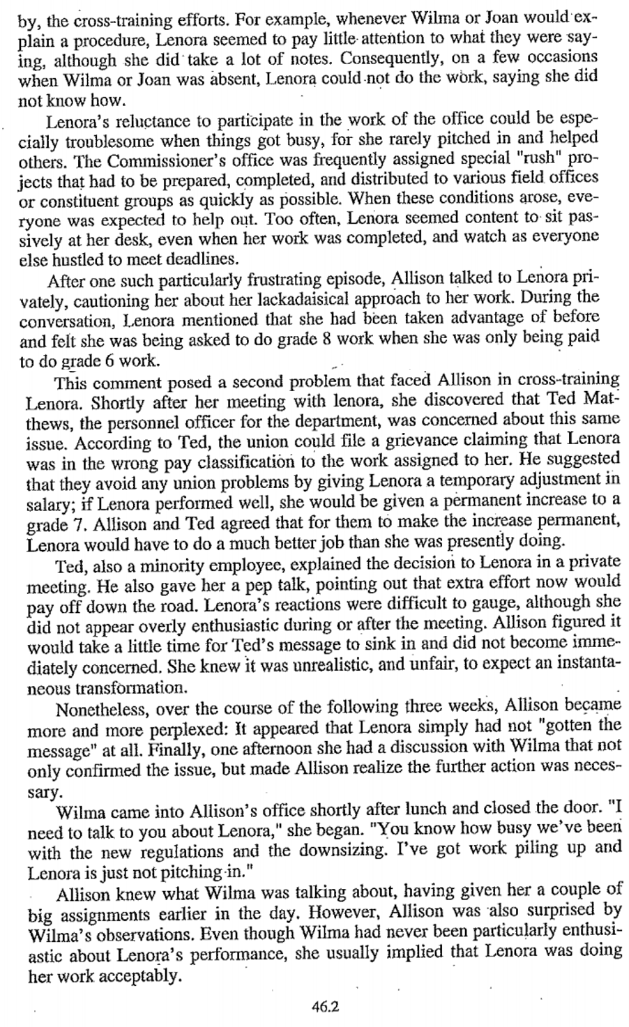 Background Information Allison Clark was a