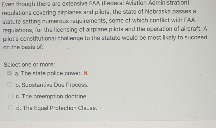 Under the Fourteenth Amendment of the U.S.