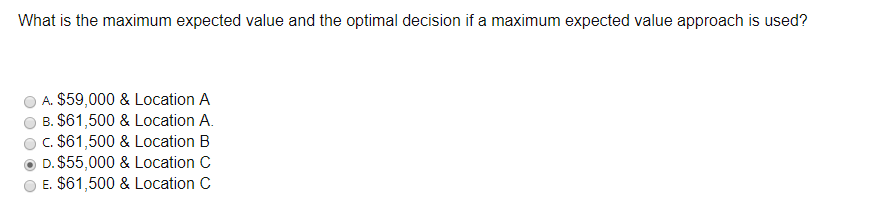 Only answers Needed. A firm has to decide which