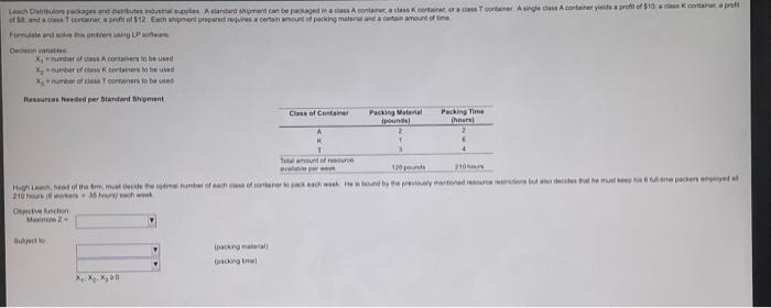 Leach Distributors packages and distributes