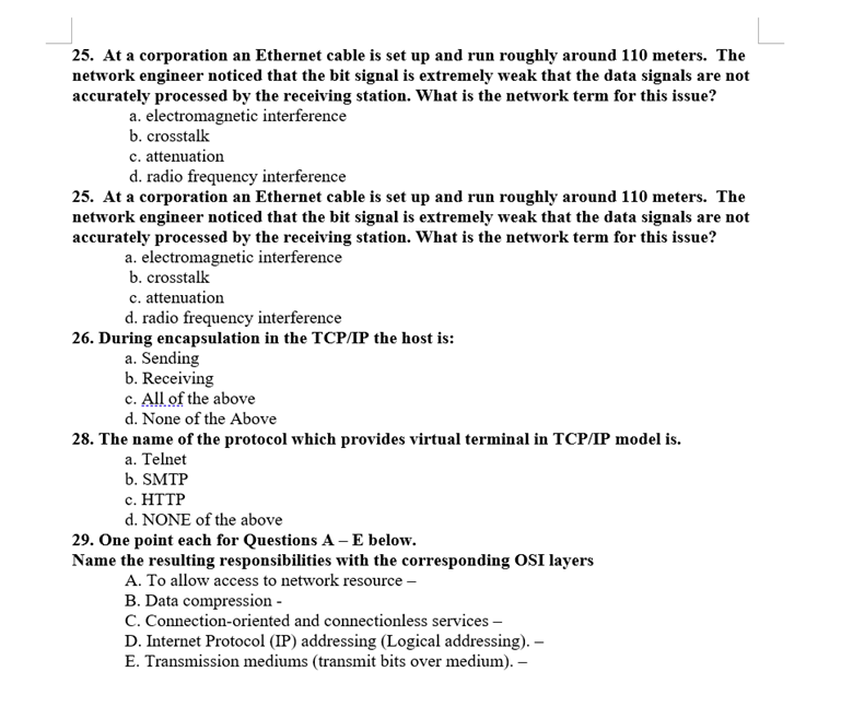 I need help answering all the questions below, I