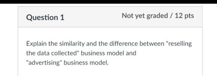 Explain the similarity and the difference between