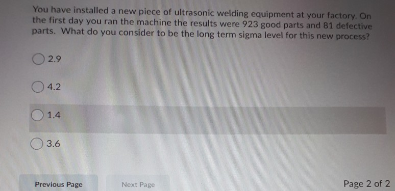 You have installed a new piece of ultrasonic