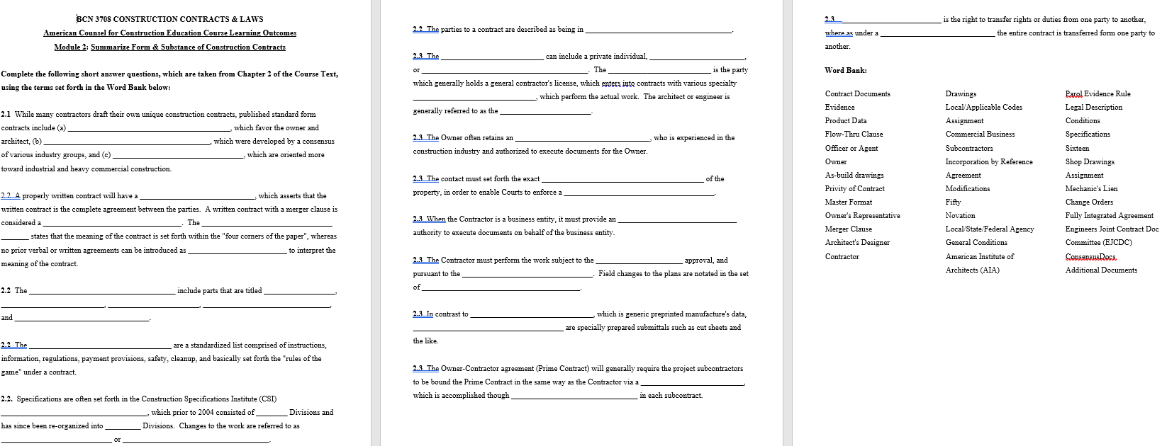 Fill in the blank please I didn't have time to