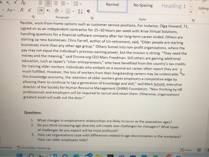 Paragraph Styles F 5 Case-study: The Encore