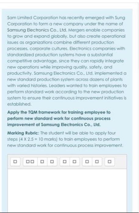 kindly solve this question quickly. Sam Limited