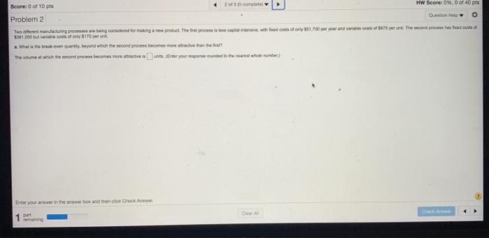Score: 0 of 10 pts 2013 HW Score: 0%0 of 40 pts
