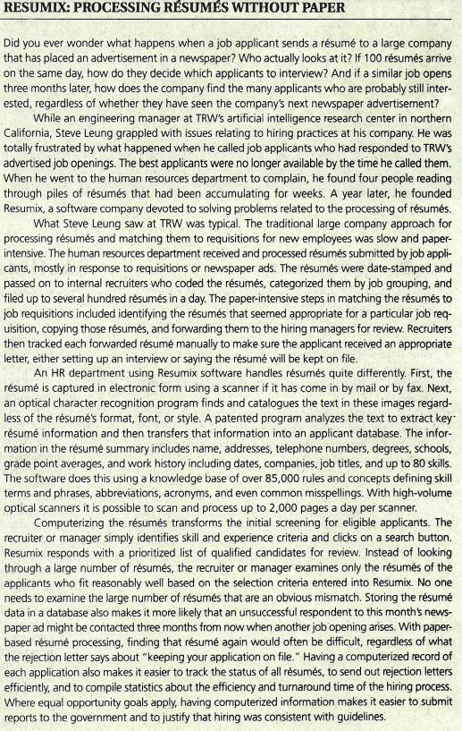 Kindly make a work-centered analysis (WCA) for