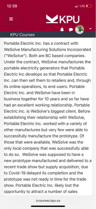 please answer this 12:39 LTE KPU KPU Courses
