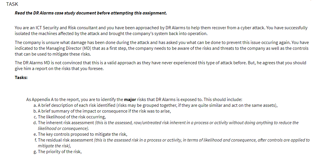 please answer in table format using the following