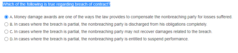 Which of the following is true regarding breach