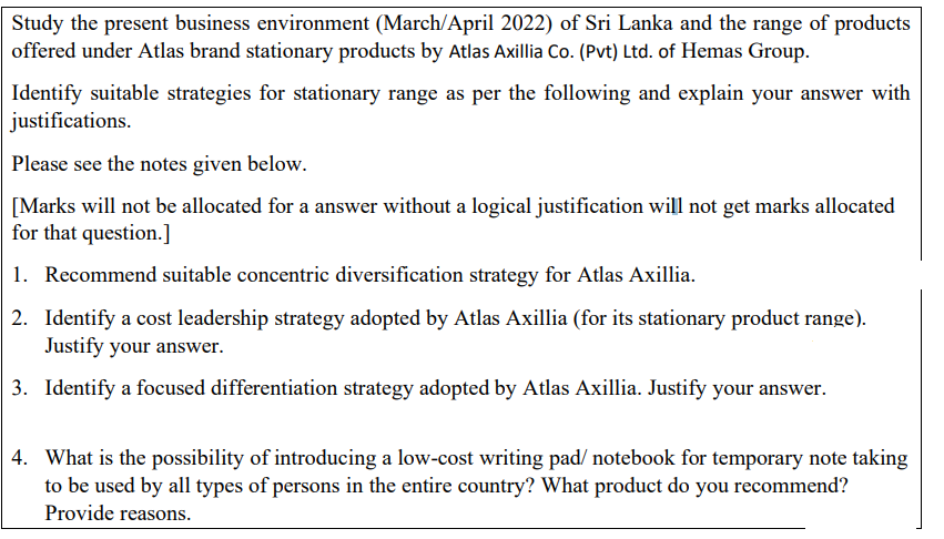 Study the present business environment