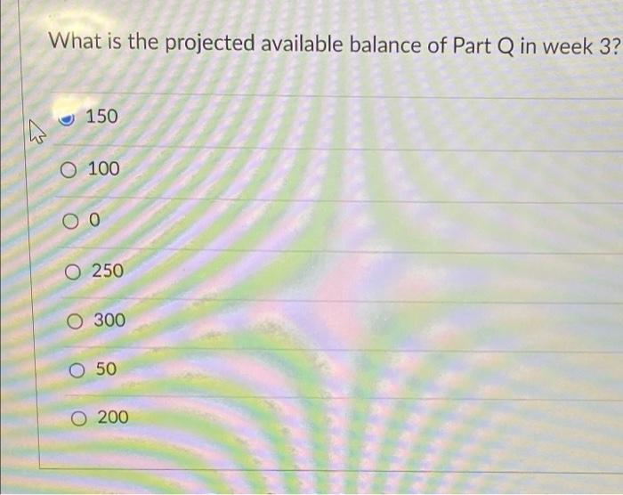 use the following MRP information for the next 3