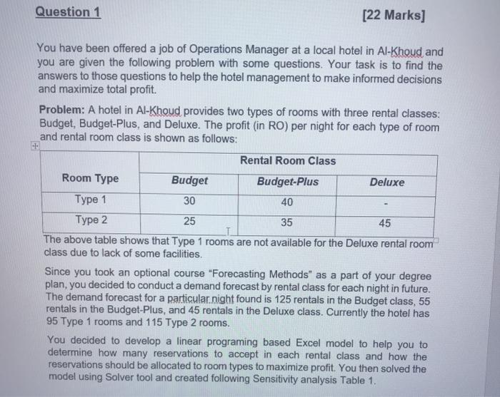 please solve all three questions Question 1 [22