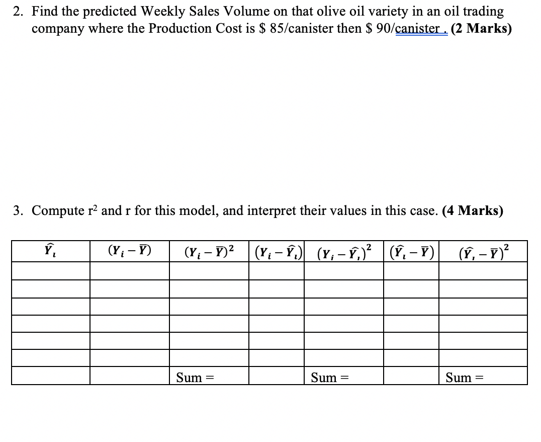 Question 1: Problem solving (12 Marks) The
