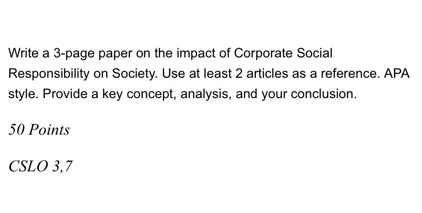 please answer in your own words. write as much as