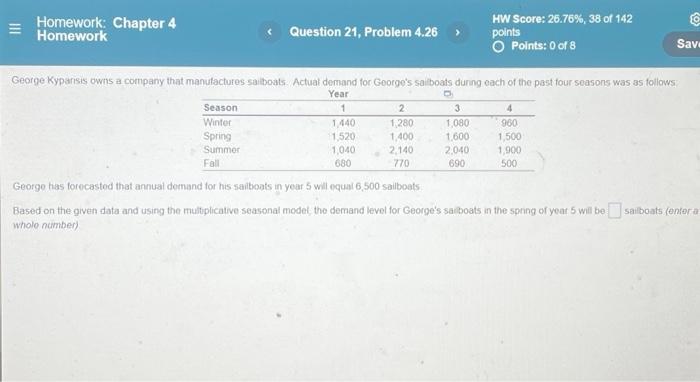 QUESTION 21. Homework: Chapter 4 Homework