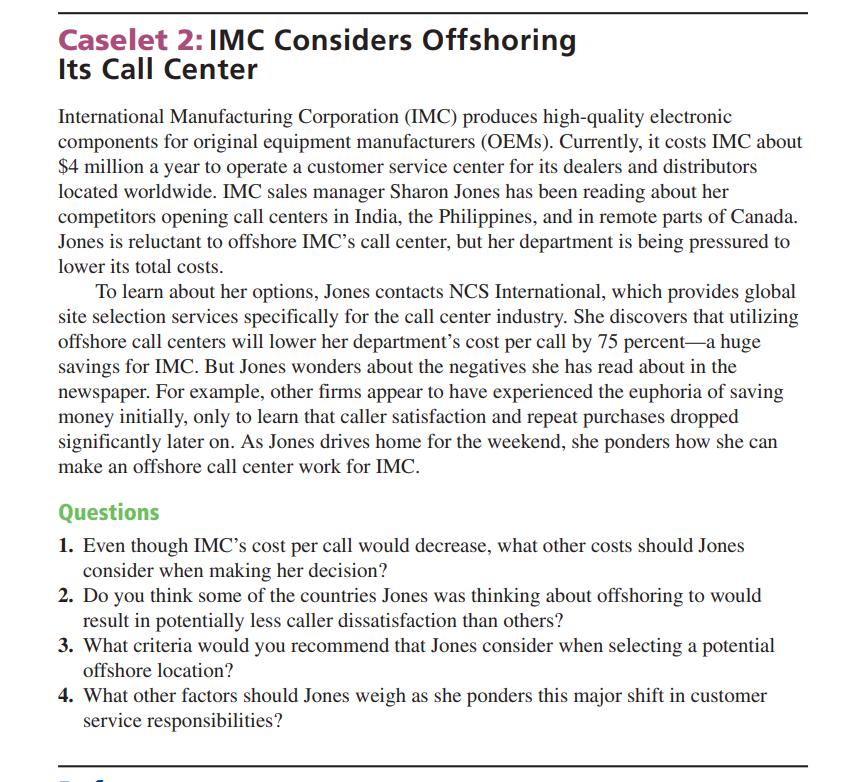 Please answer questions 1,2,3, and 4 of this case