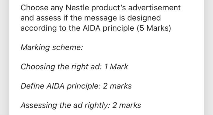 Nestle is a worldwide food and beverage