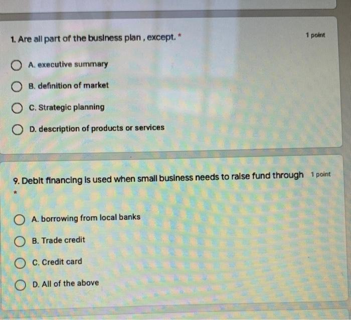 4. The role of financial planning is A.