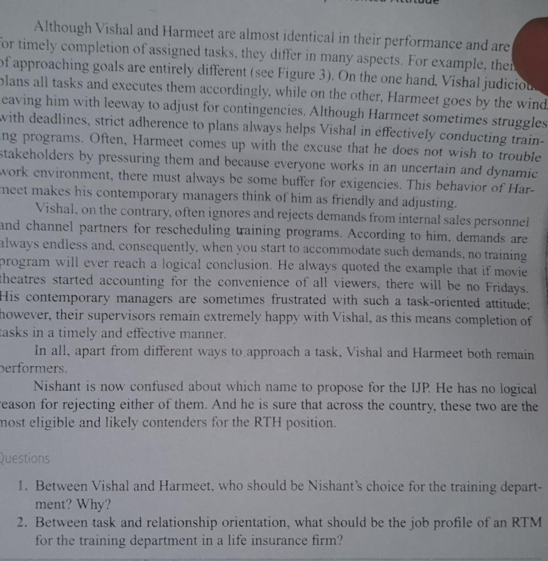 Although Vishal and Harmeet are almost identical