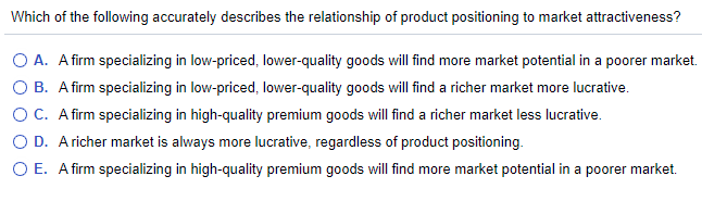 Which of the following accurately describes the