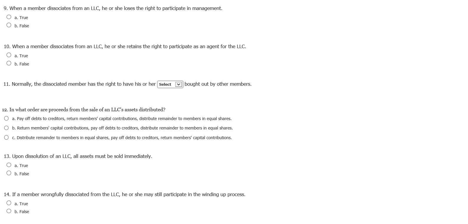 Please answer the following questions and show me