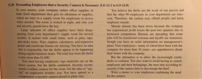 2. You must include the following: 1. Use current