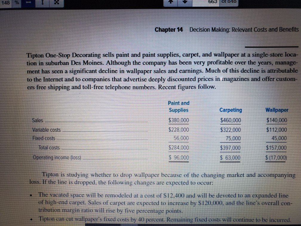 148 % 663 OT 048 Chapter 14 Decision Making: