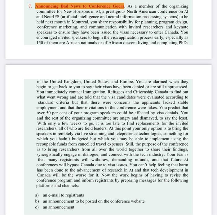 Graded indirect letters assignment Task: The