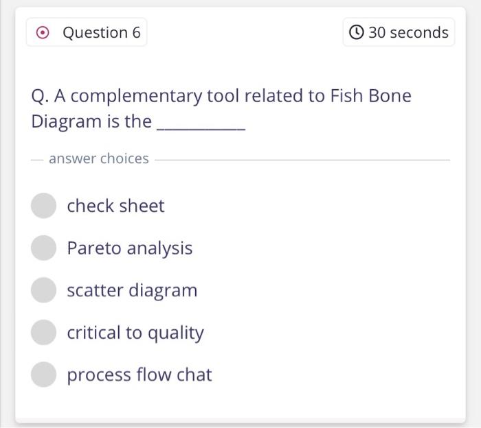 O Question 2 0 30 seconds Q. The determining cost