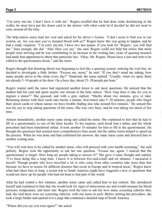 q-Propose a capacity for the system. -Where would