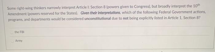 Some right-wing thinkers narrowly interpret