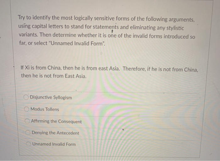 emergnacy Try to identify the most logically