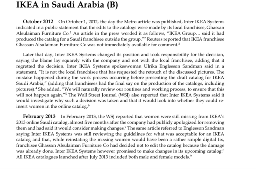 Question? Below paragraph What should IKEA do at