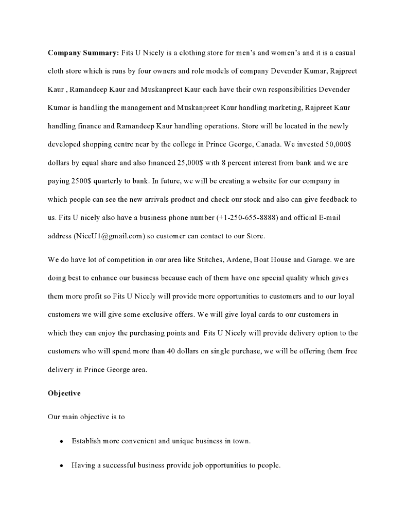 Can anyone help me to make a business plan for a