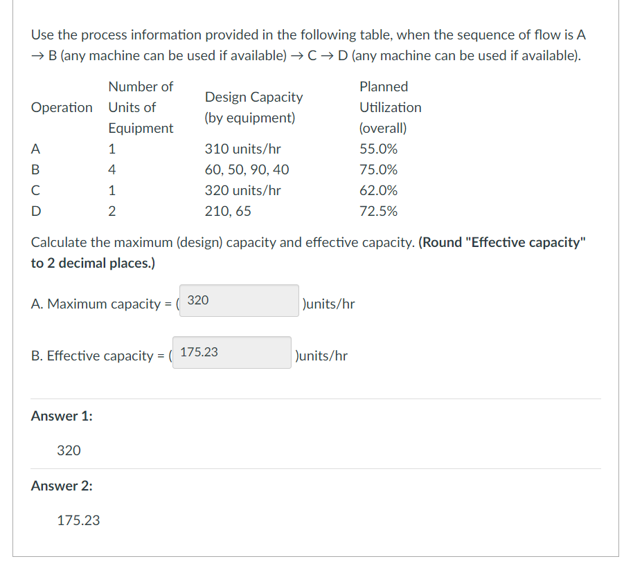 Use the process information provided in the