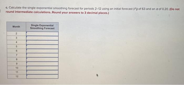 MONTH 1 2 3 4 5 6 7 B 9 10 11 12 ACTUAL DEMAND 59