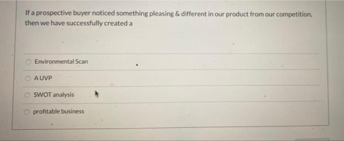 If a prospective buyer noticed something pleasing