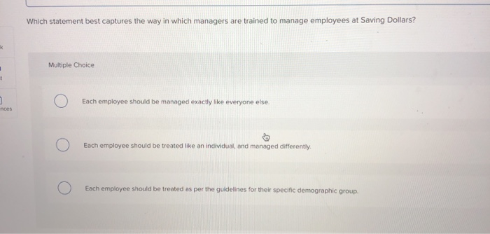 Which statement best captures the way in which