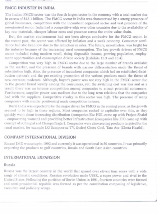 Required ques 2 and 3 13 Emami: Establishing