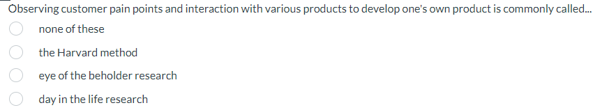 Observing customer pain points and interaction