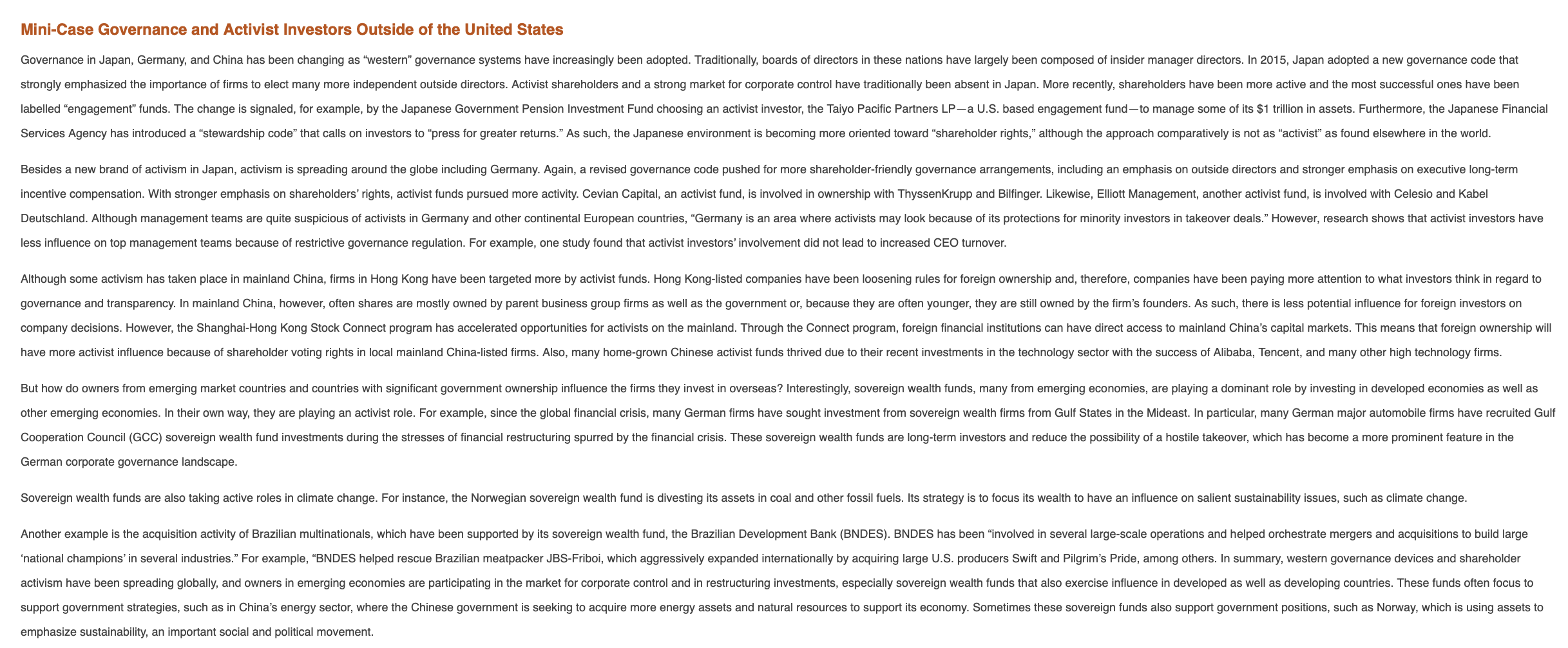 Mini Case Study: Corporate Governance Read the